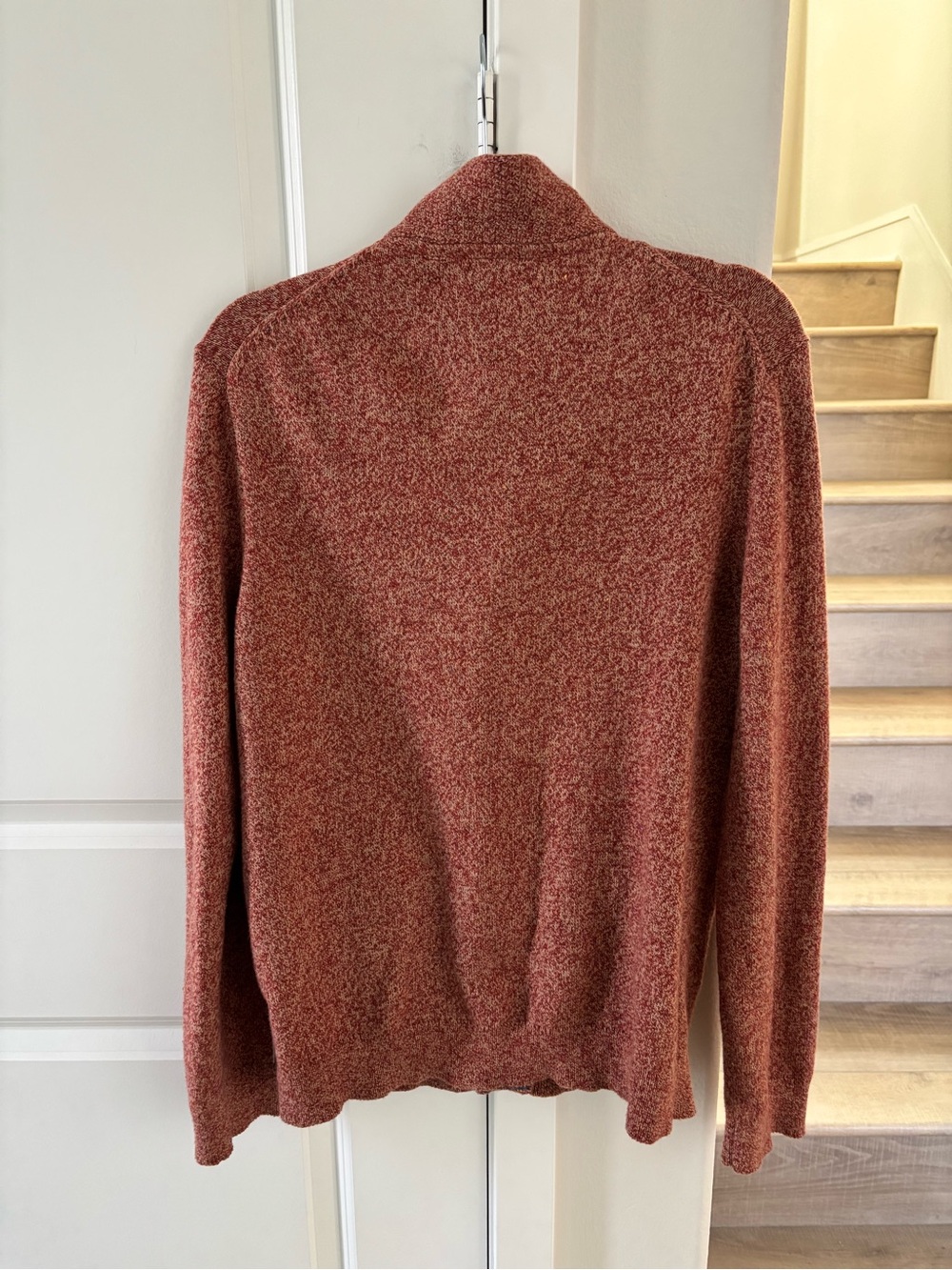 TED BAKER Red/Rust Button Front Cardigan Sweater - Picture 3 of 12